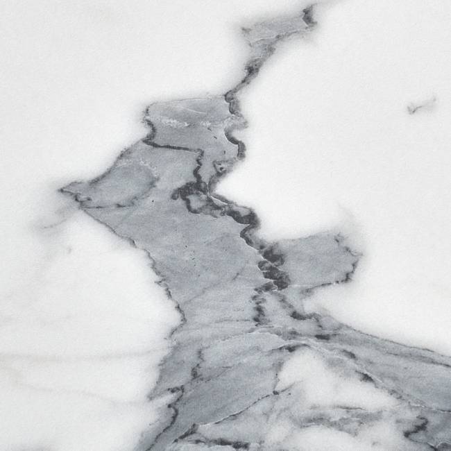 Стол Rudolf круглый раскладной 100-130x100x75см, белый мрамор, белый Стол Rudolf круглый раскладной 100-130x100x75см, белый мрамор, белый