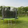 Батут "FunFit 12 FT 374 см PRO inside", зеленый