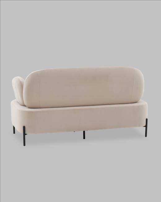 Диван Кэнди велюр бежевый