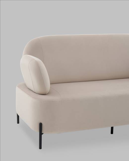 Диван Кэнди велюр бежевый