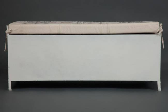 Банкетка Secret de Maison Стил/Steel (мод. M-14527) металл, 120х41х52см, белый белая металл