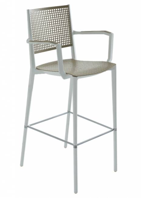 Кресло пластиковое барное Kalipa B 565х520х1160 мм Кресло пластиковое барное Kalipa B 565х520х1160 мм