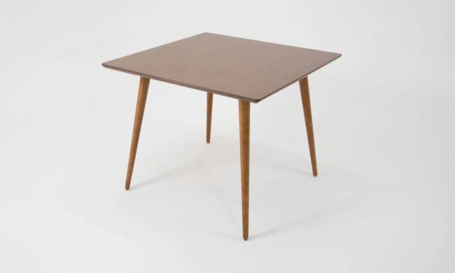 Стол Монте М 100 орех со стульями Франк орех рогожка синий Стол Монте М 100 орех со стульями Франк орех рогожка синий